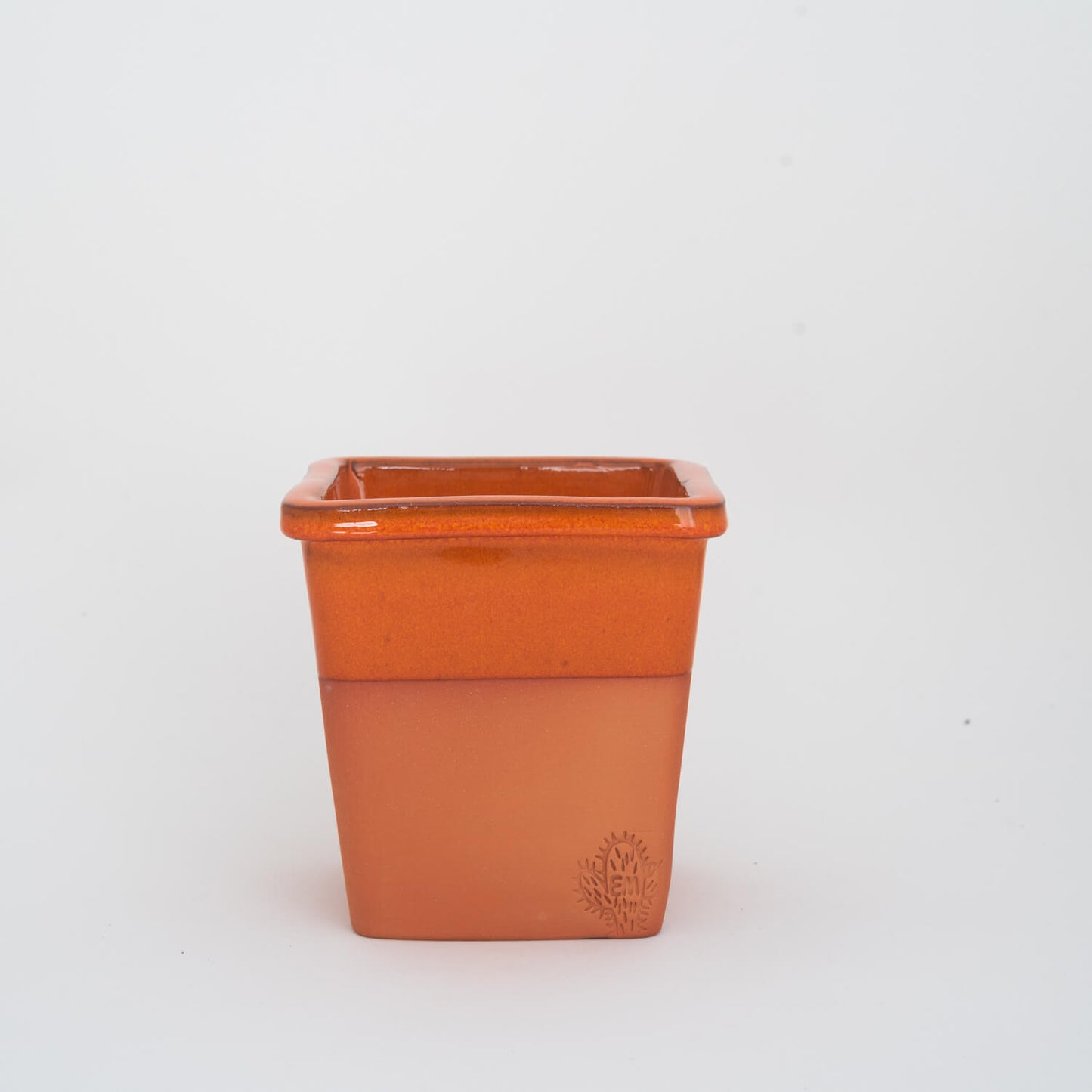 VASO QUADRADO MÉDIO 14x14 - BARRA BRILHO