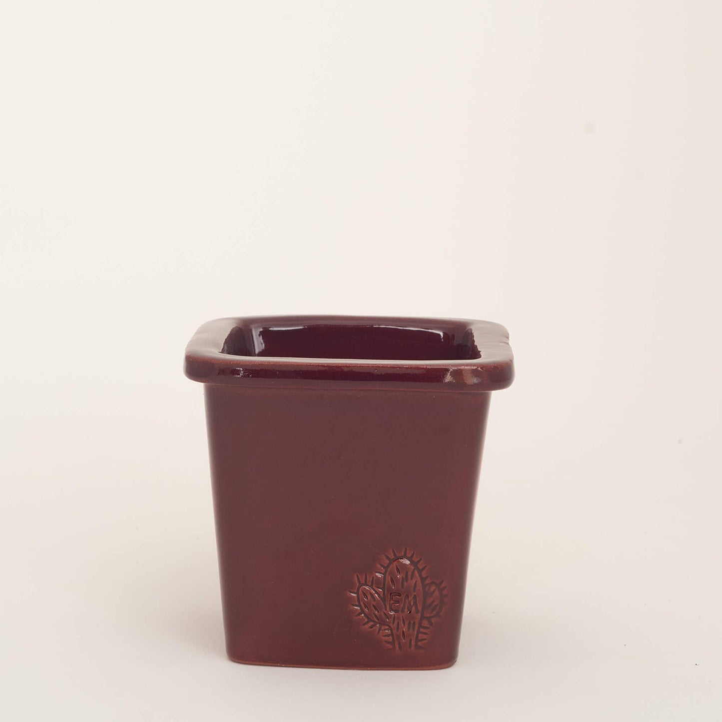 VASO QUADRADO PEQUENO 10x10 - BRILHO