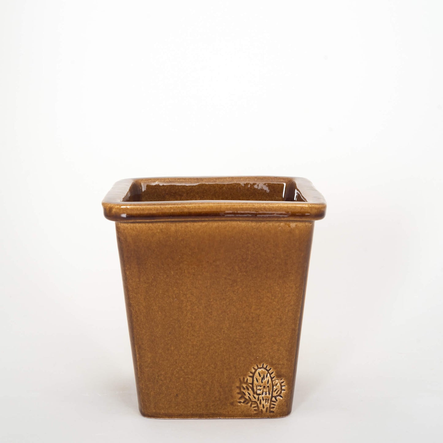 VASO QUADRADO MÉDIO 14x14 - BRILHO