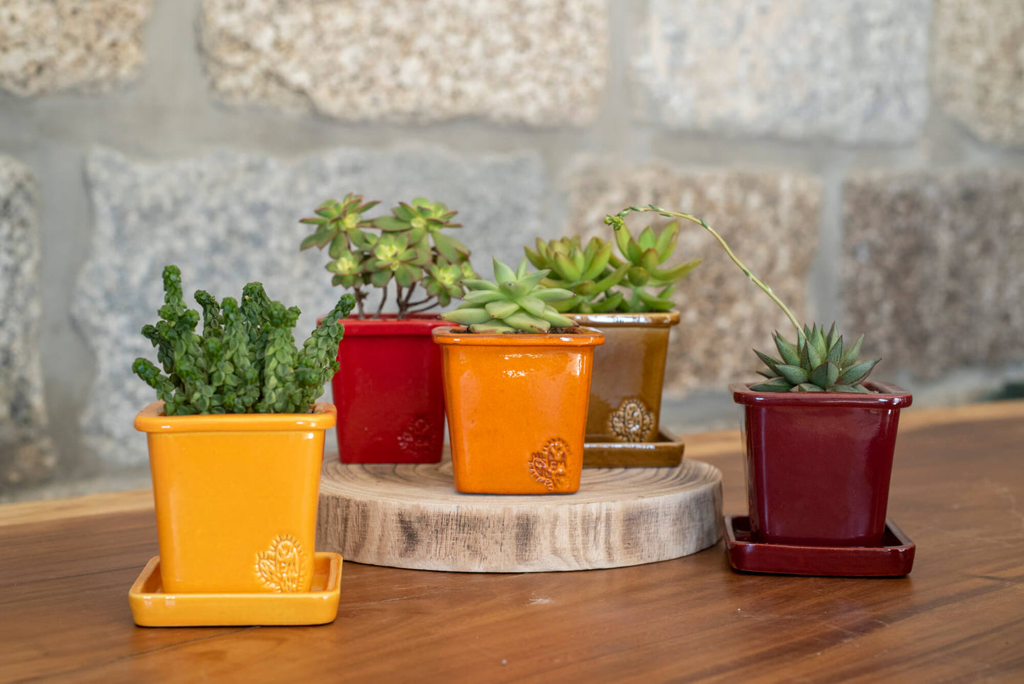 VASO QUADRADO PEQUENO 10x10 - BRILHO