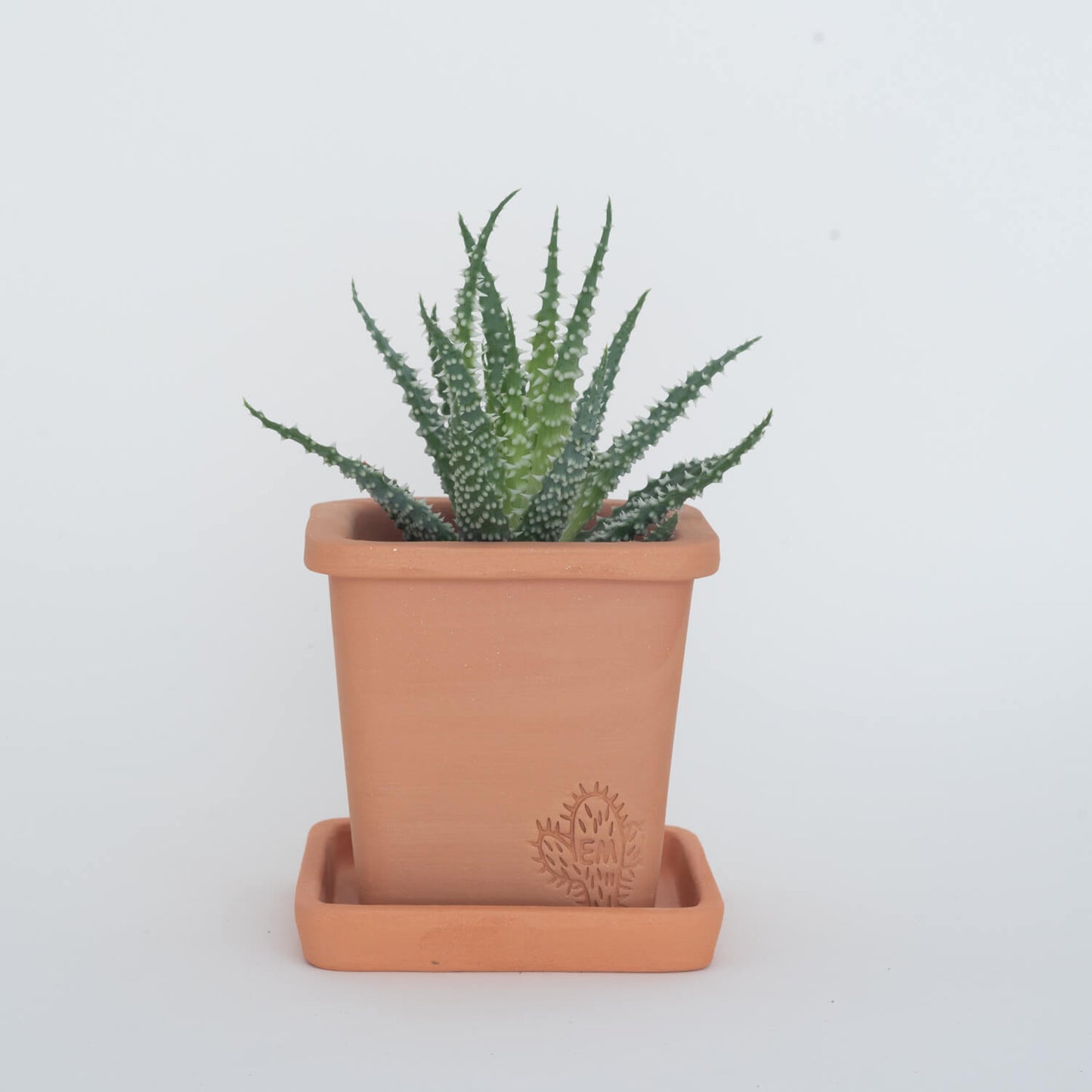 VASO QUADRADO - BARRO TERRACOTA