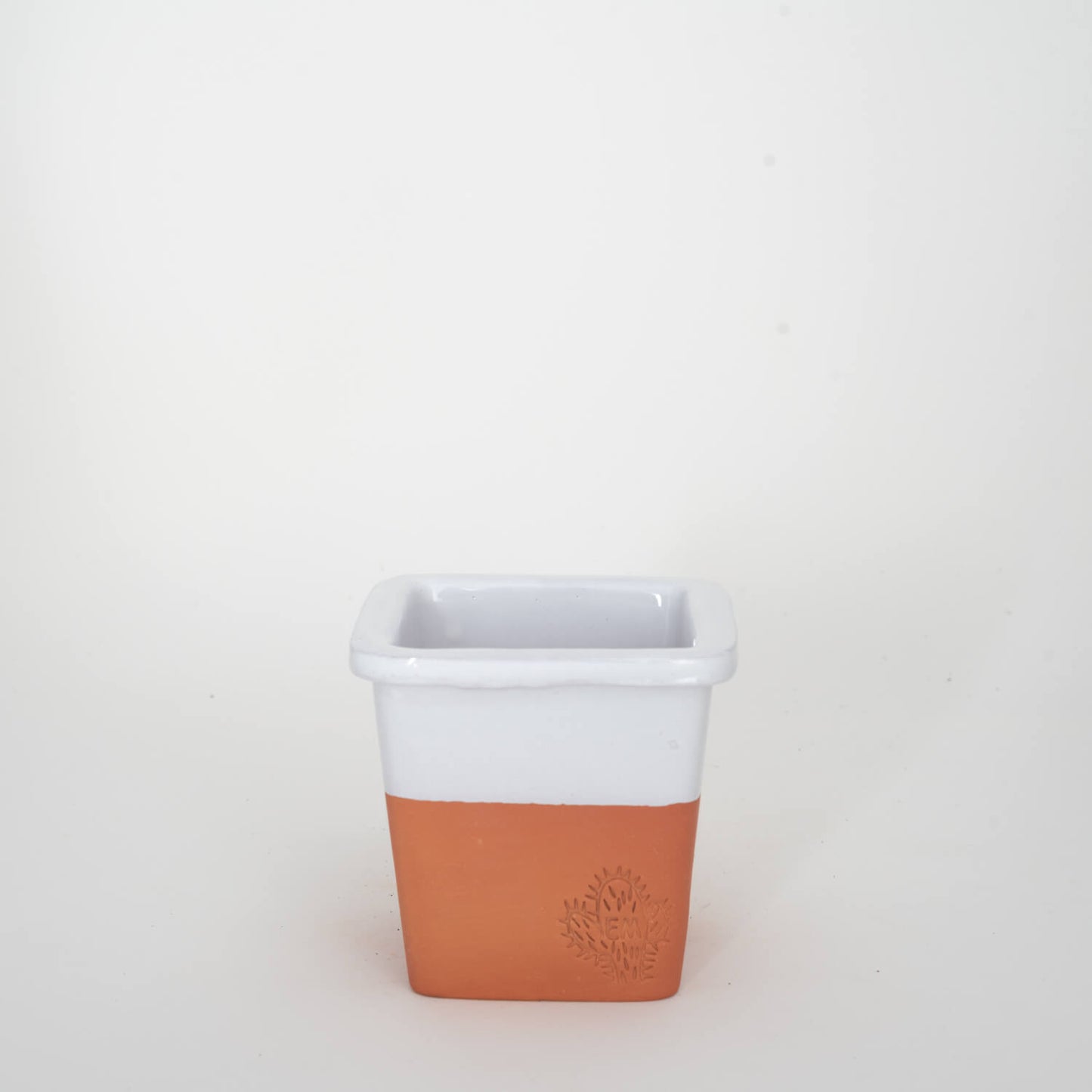 VASO QUADRADO PEQUENO 10x10 - BARRA BRILHO
