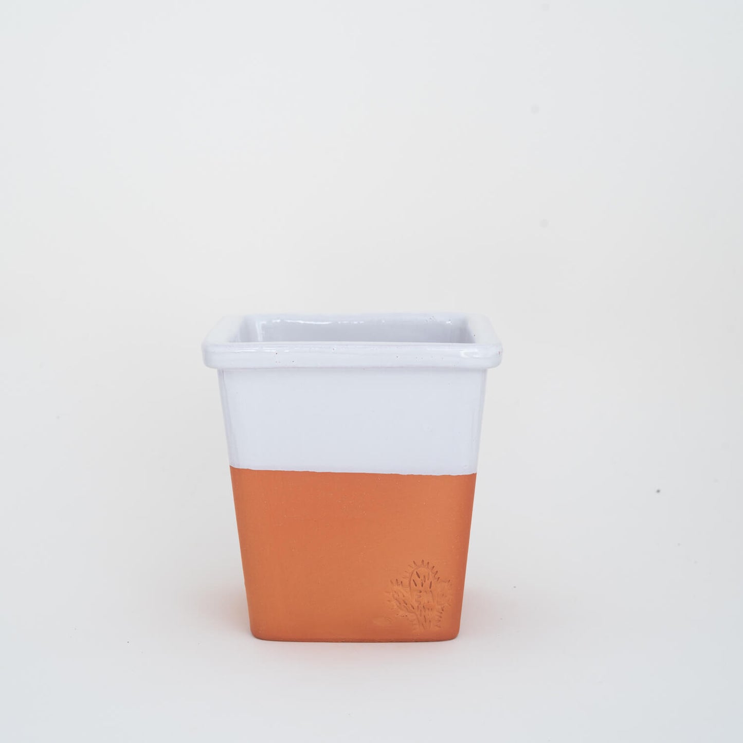 VASO QUADRADO MÉDIO 14x14 - BARRA BRILHO