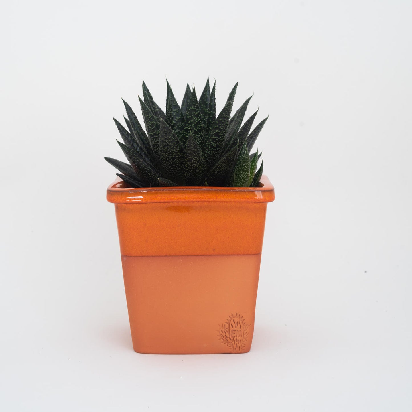 VASO QUADRADO MÉDIO 14x14 - BARRA BRILHO