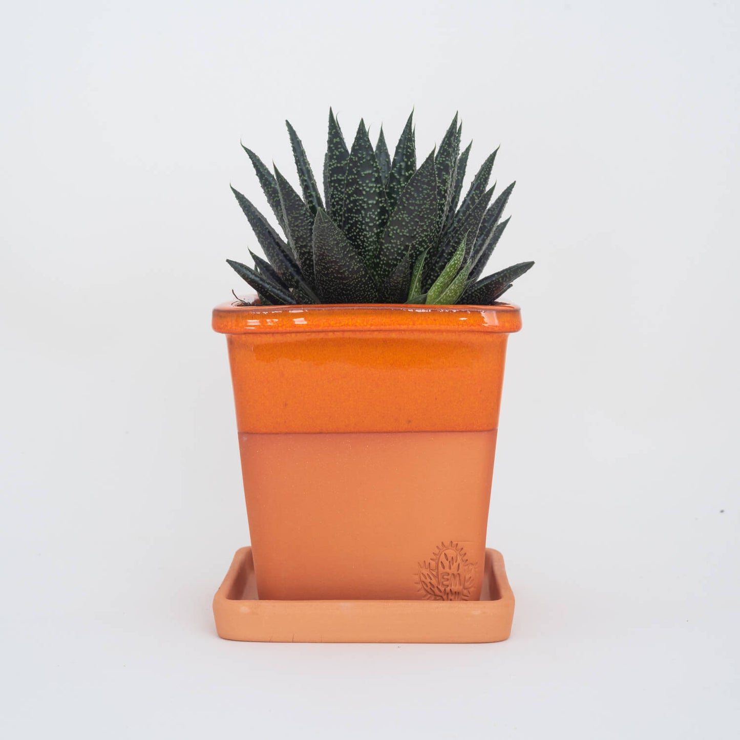 VASO QUADRADO MÉDIO 14x14 - BARRA BRILHO