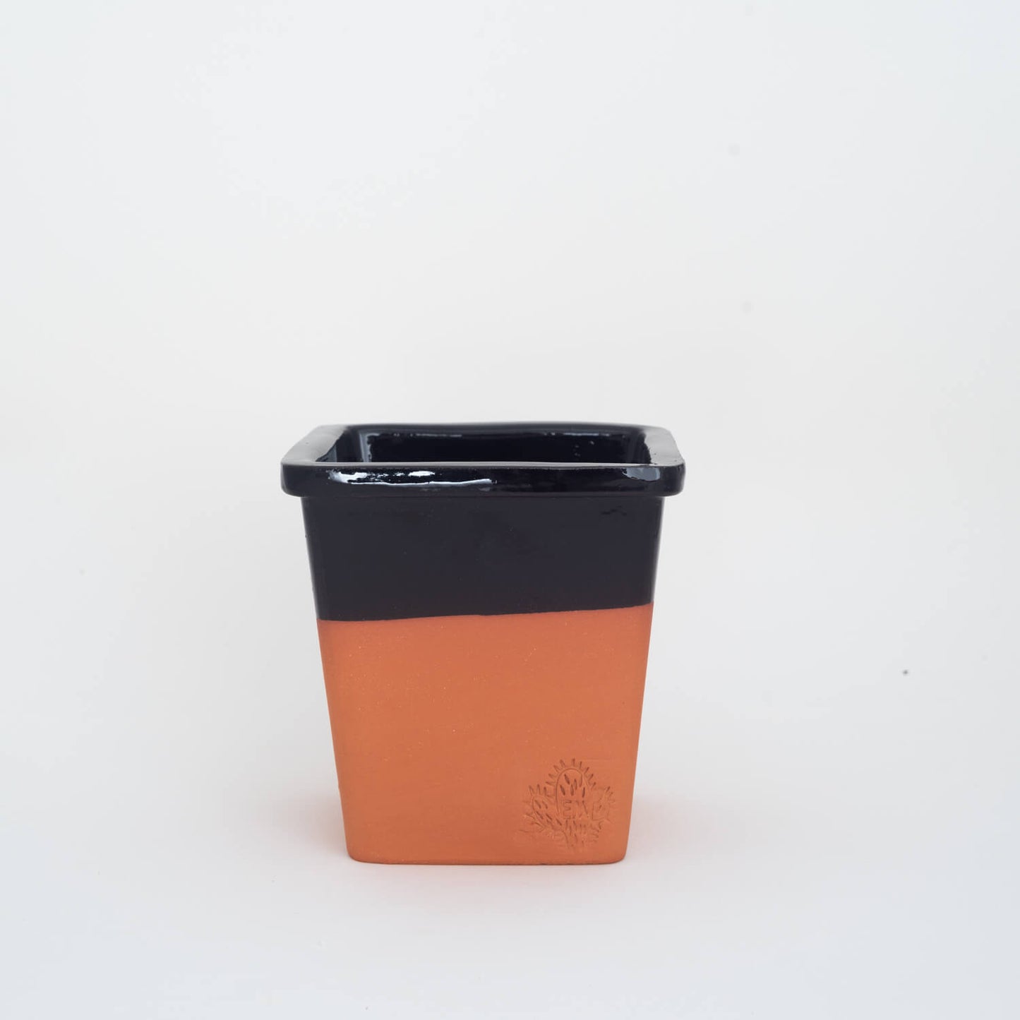 VASO QUADRADO MÉDIO 14x14 - BARRA BRILHO