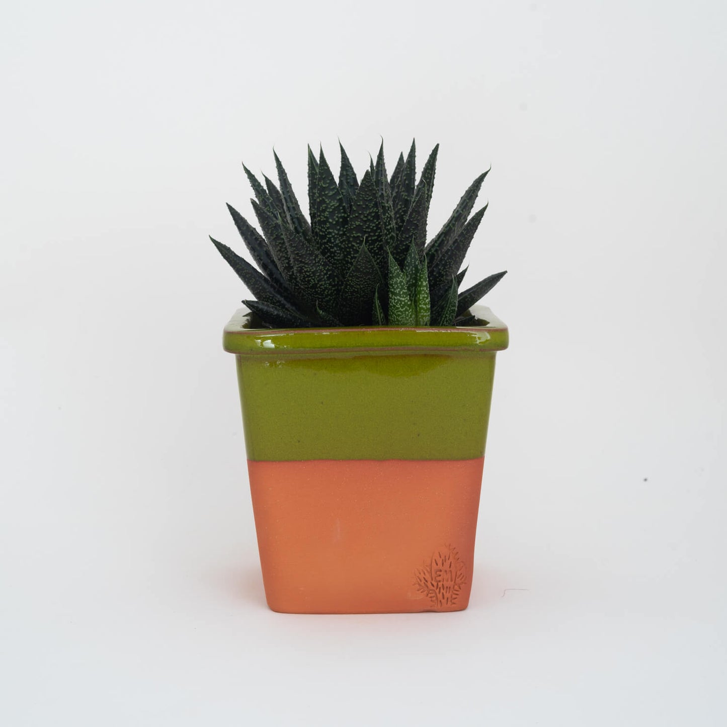 VASO QUADRADO MÉDIO 14x14 - BARRA BRILHO