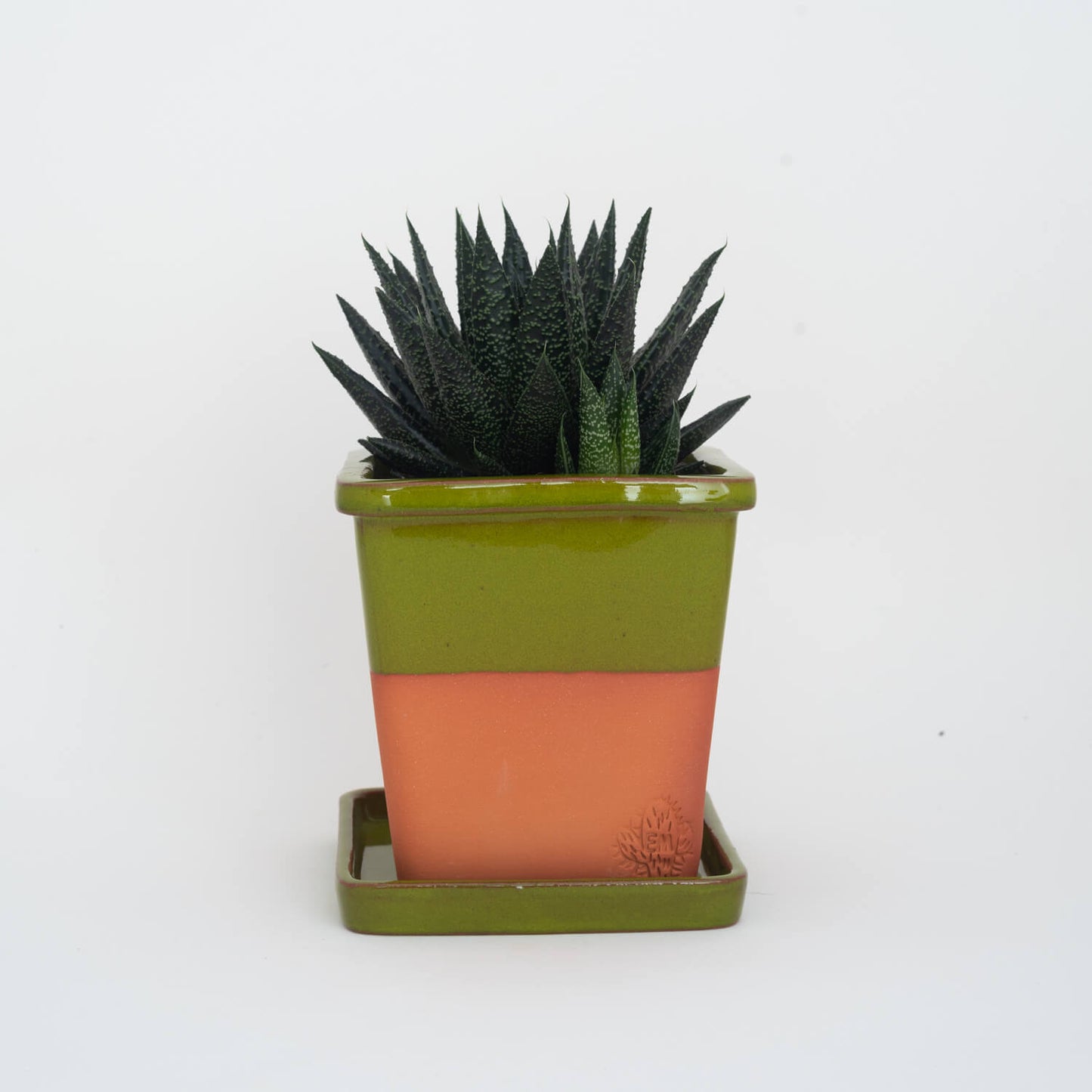 VASO QUADRADO MÉDIO 14x14 - BARRA BRILHO