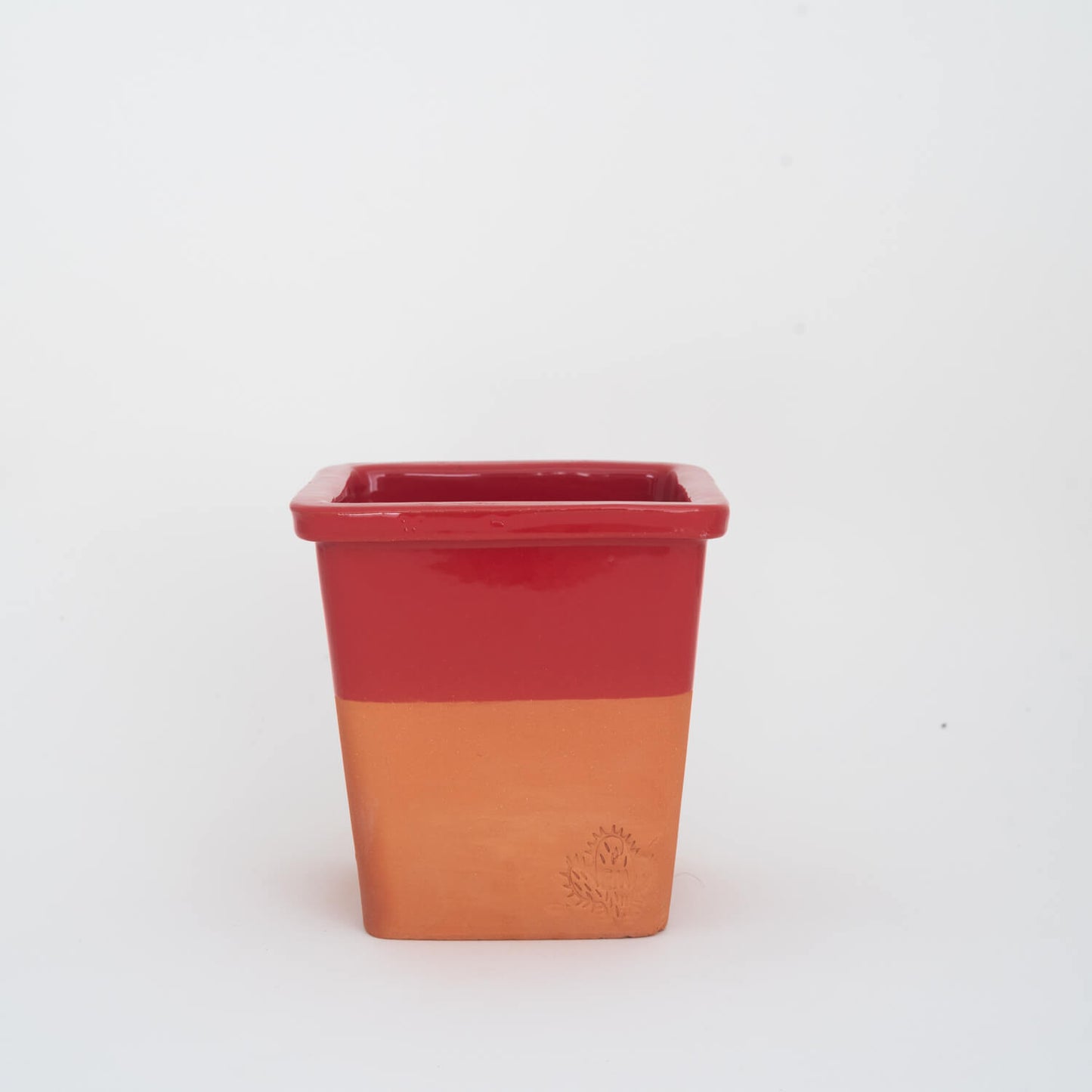 VASO QUADRADO MÉDIO 14x14 - BARRA BRILHO