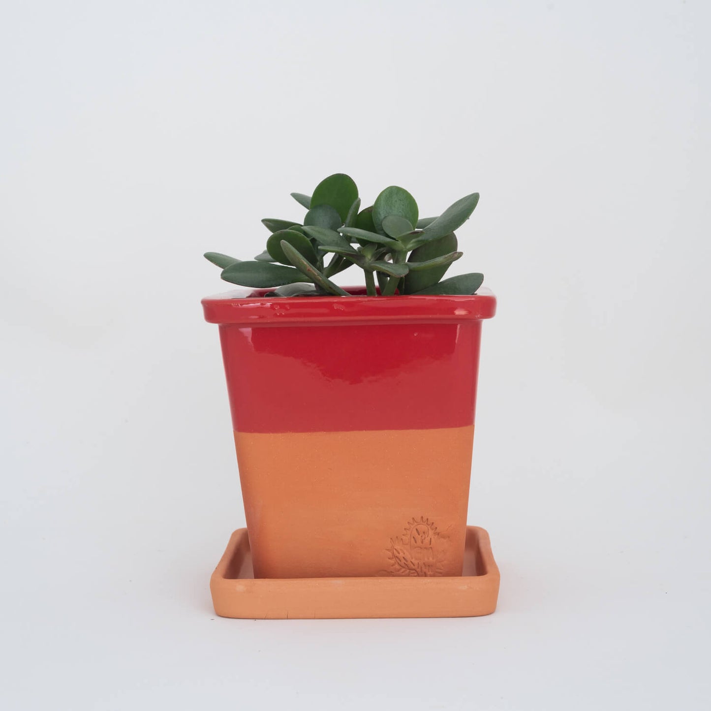 VASO QUADRADO MÉDIO 14x14 - BARRA BRILHO