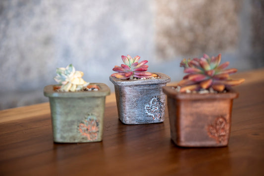 VASO QUADRADO MINI  6x6 - AREADO