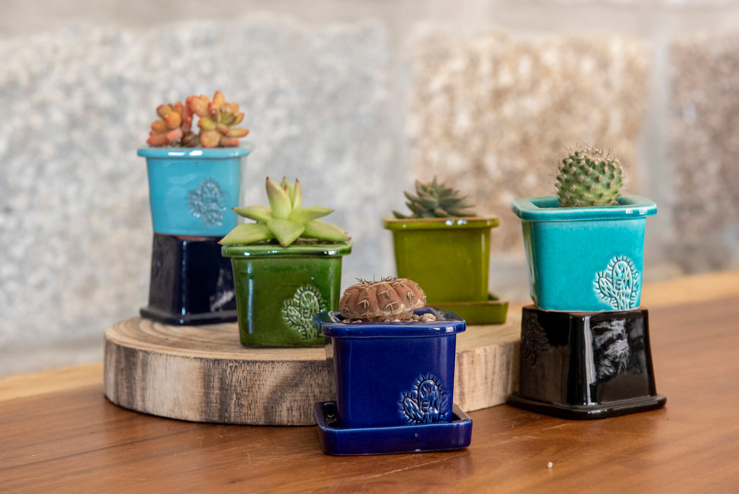 VASO QUADRADO MINI 6x6 - BRILHO