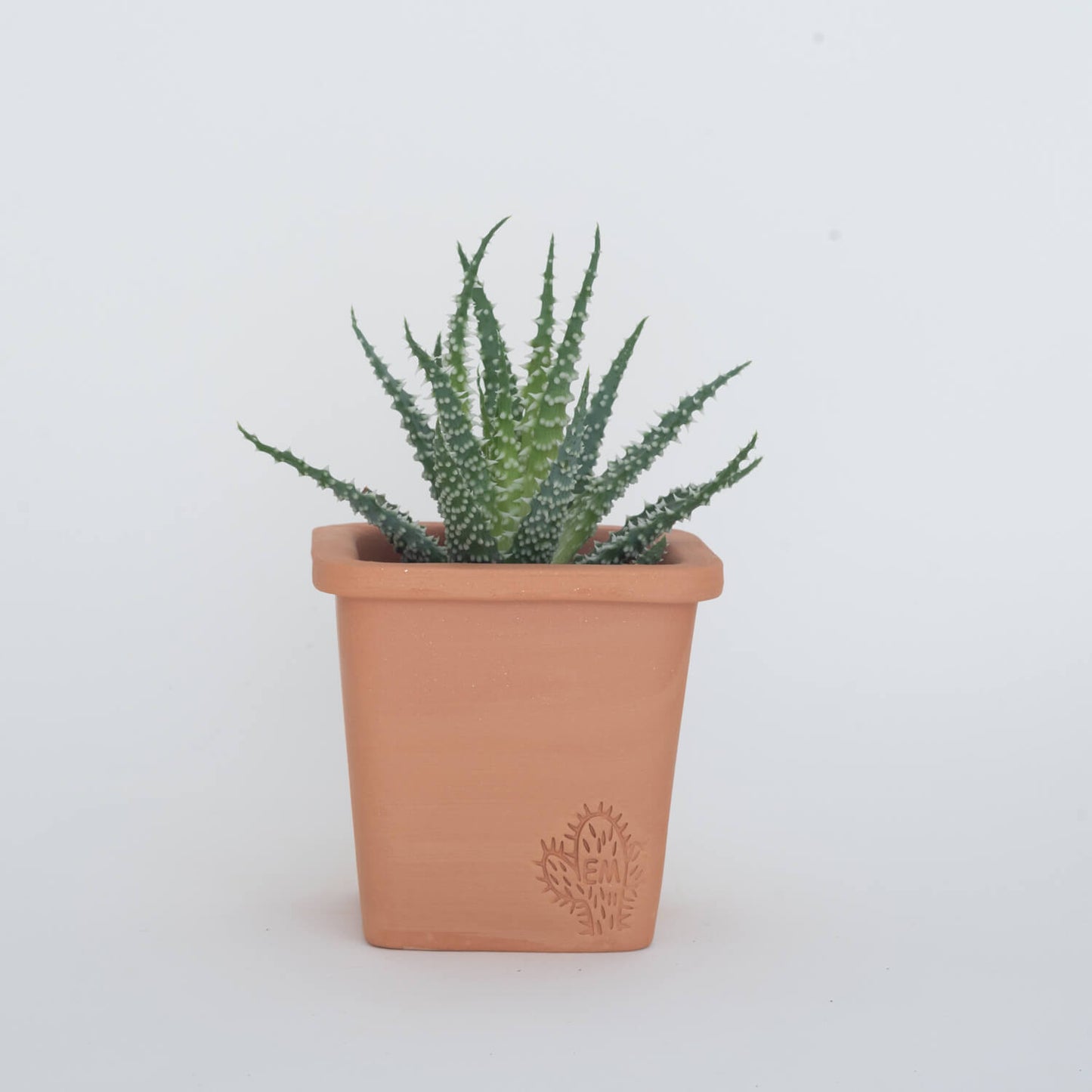 VASO QUADRADO - BARRO TERRACOTA
