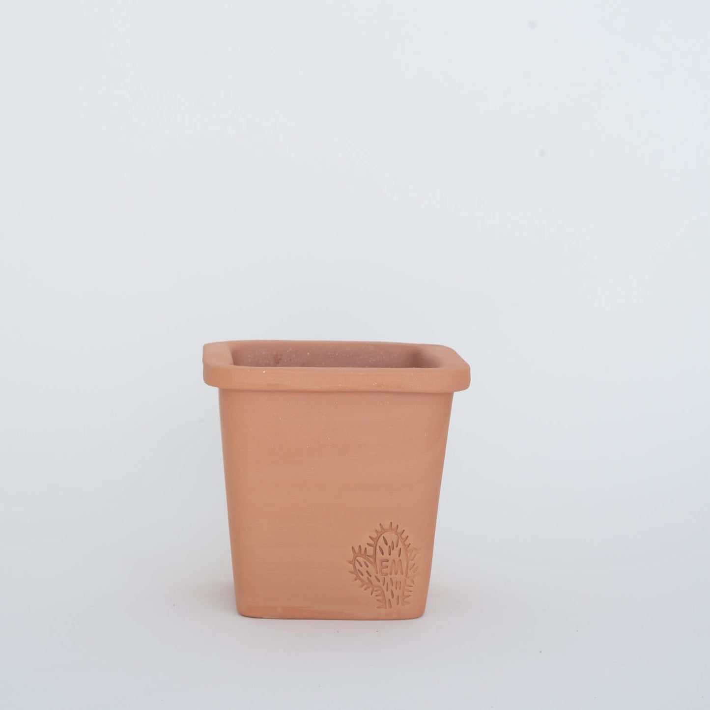 VASO QUADRADO - BARRO TERRACOTA