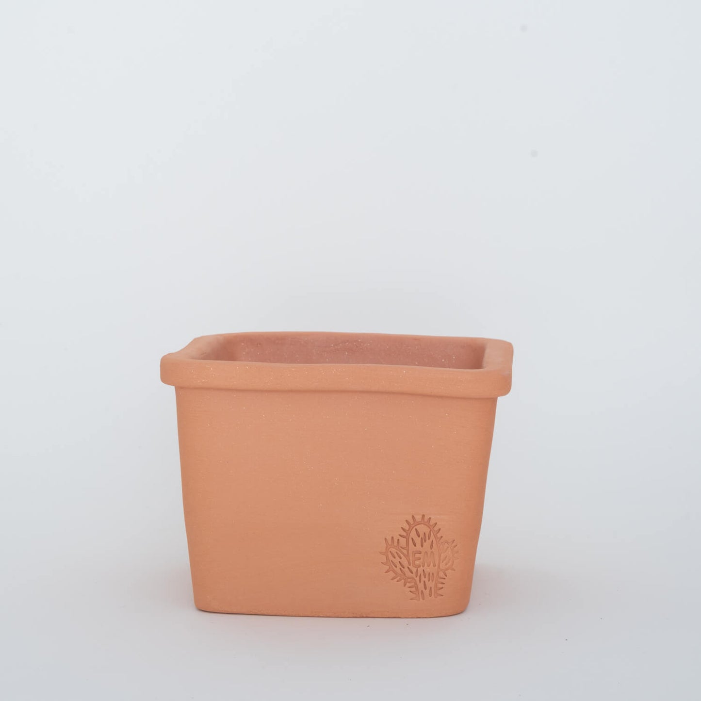 TAÇA QUADRADA - BARRO TERRACOTA
