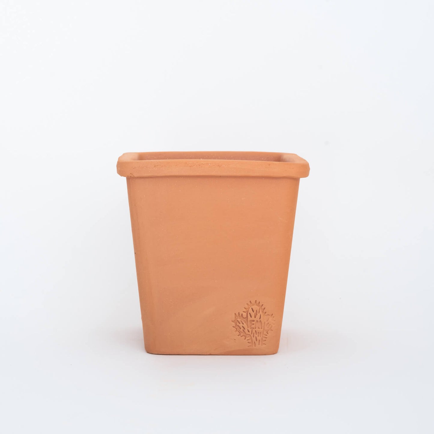 VASO QUADRADO - BARRO TERRACOTA