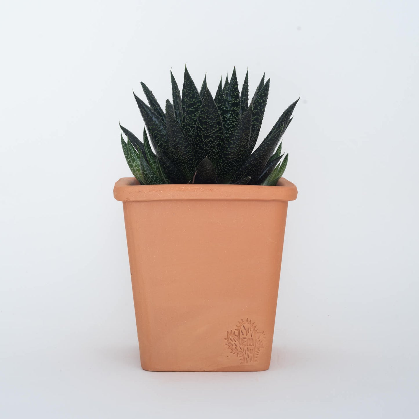 VASO QUADRADO - BARRO TERRACOTA