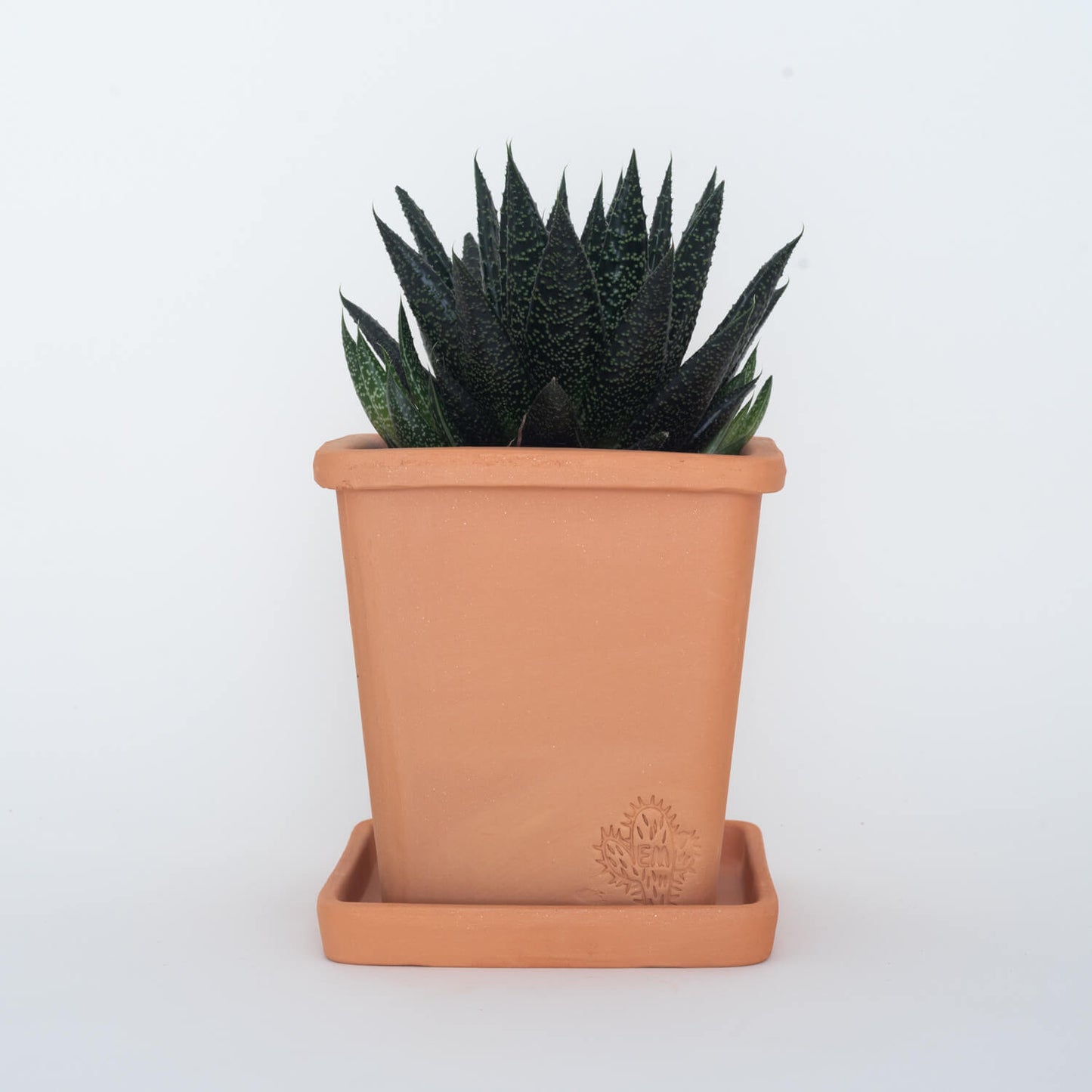 VASO QUADRADO - BARRO TERRACOTA