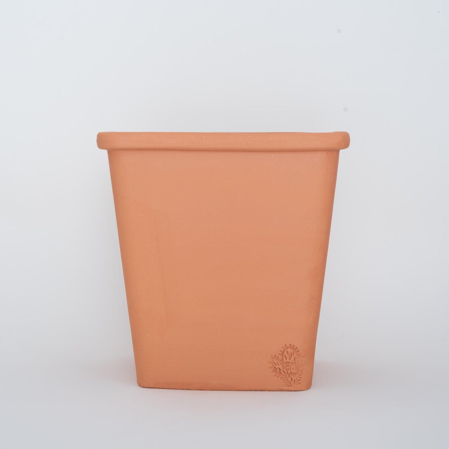 VASO QUADRADO - BARRO TERRACOTA